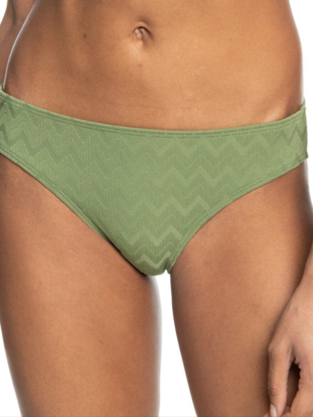 Roxy Current Coolness Hipster Classic Olive Green Bikini Bottom - Women Swim